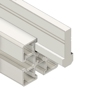 MODULAR SOLUTIONS SLIDE PROFILE&lt;br&gt;PROFILE GUIDE 40MM FOR ALUMINUM PANELS